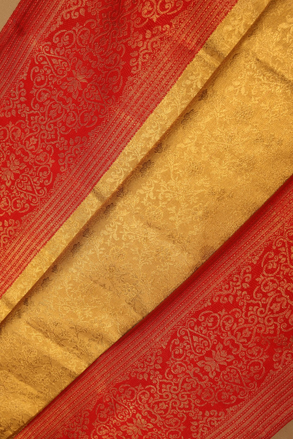 Image of Kanchipuram Tissue Brocade Saree